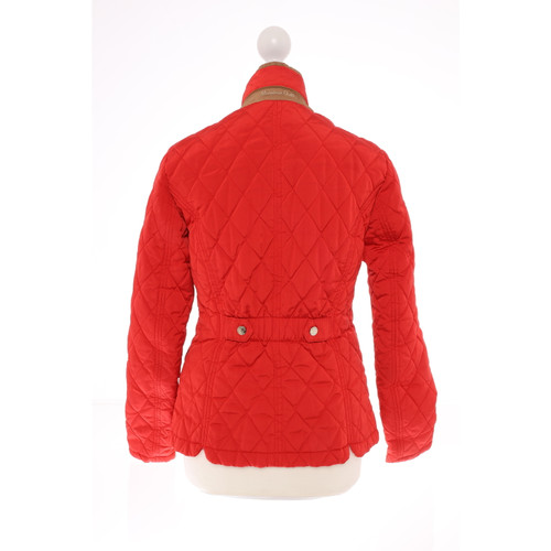 MASSIMO DUTTI Dames Jas/Mantel in Rood in Maat: S