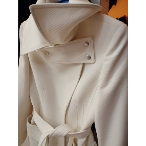 GUESS Dames Jacke/Mantel aus Wolle in Weiß in Maat: IT 40