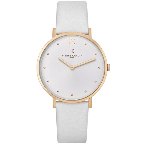 PIERRE CARDIN Damen Armbanduhr in Weiß | Second Hand