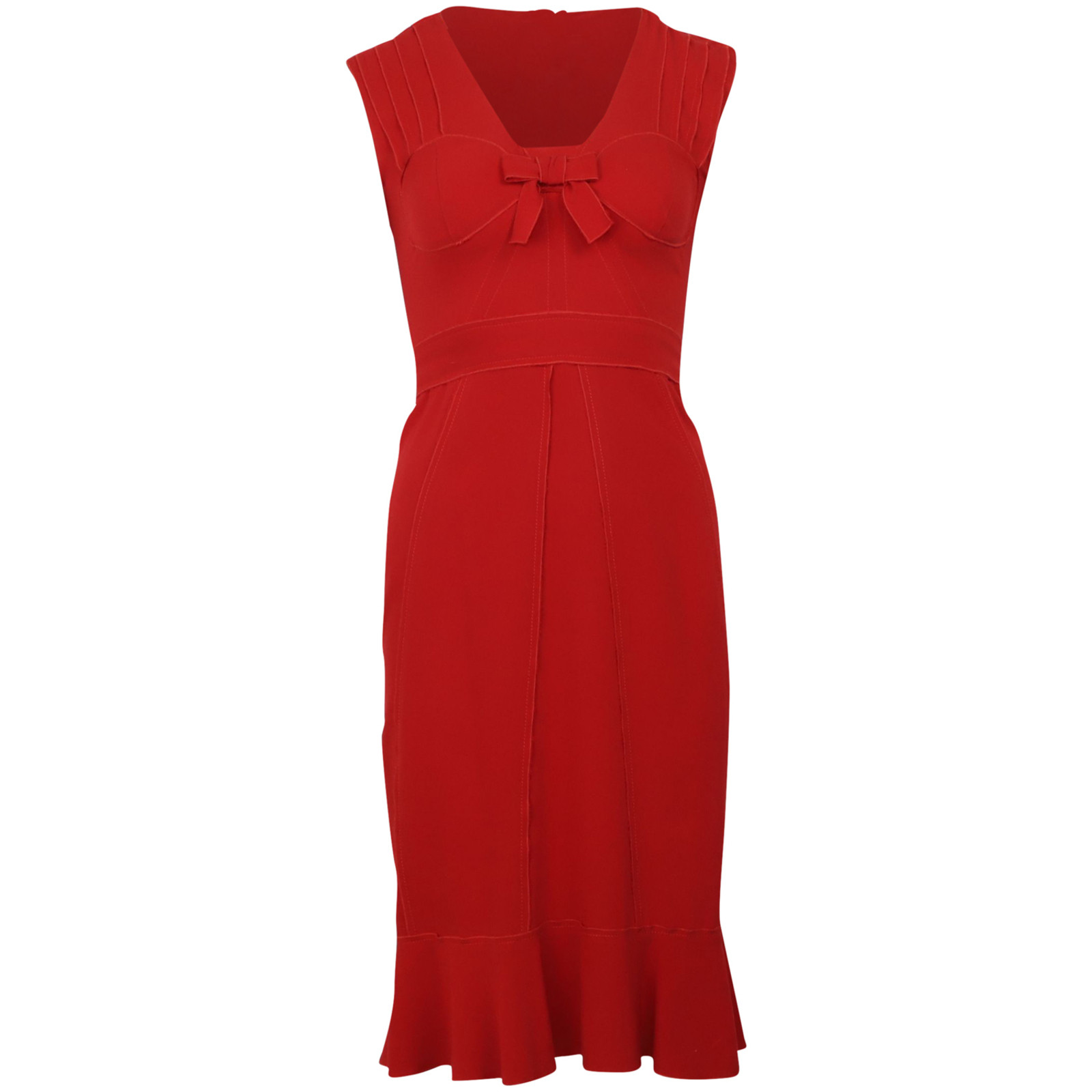 PRADA Damen Kleid in Rot Größe: XS | Second Hand
