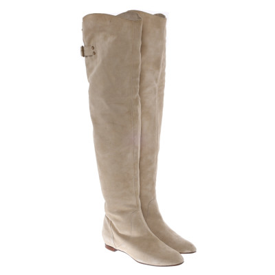 Chloé Boots Leather in Beige