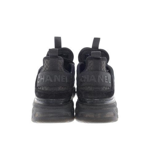 Chanel Sneakers aus Veloursleder - Schwarz - Größe 39 - 16020451