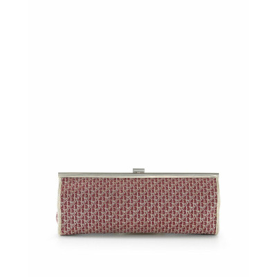 Christian Dior Clutch Canvas in Rood