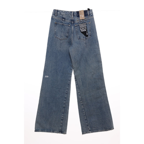 KSUBI Damen Jeans aus Baumwolle in Blau Größe: W 26