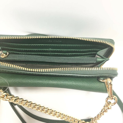 MICHAEL KORS Damen Täschchen/Portemonnaie aus Leder in Grün