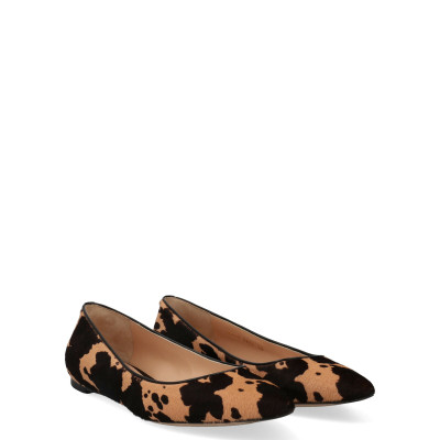 Gianvito Rossi Slippers/Ballerinas Leather in Brown