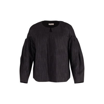 Dries Van Noten Jacket/Coat Cotton in Black