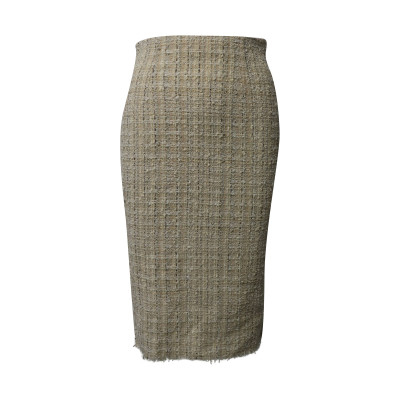 Alexander McQueen Skirt Wool in Beige