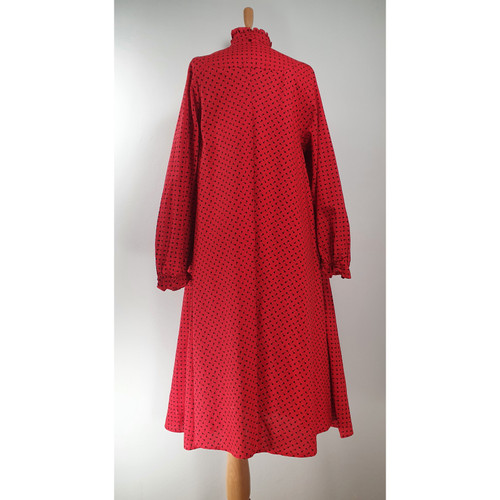 By Malene Birger Kleid aus Baumwolle in Rot