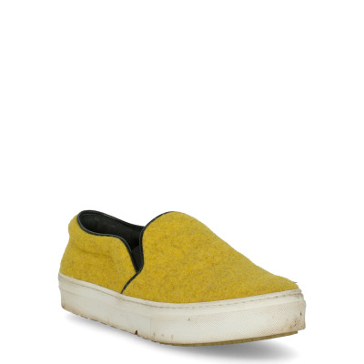 Céline Trainers Leather in Yellow