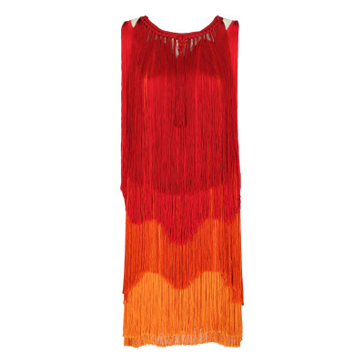 Alberta Ferretti Dress Silk in Orange
