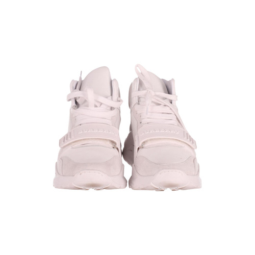 Burberry Sneakers aus Leder in Weiß