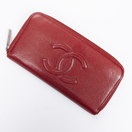 Chanel Täschchen/Portemonnaie aus Leder