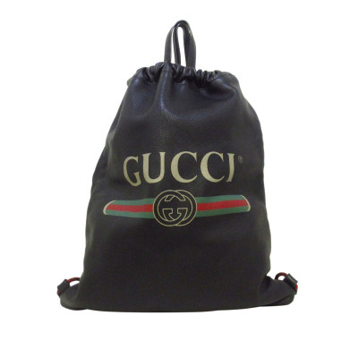 Gucci Sac à dos en Cuir en Noir