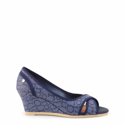 Rocco Barocco Wedges in Blue