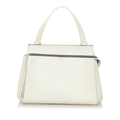 Céline Edge Bag Leather in White