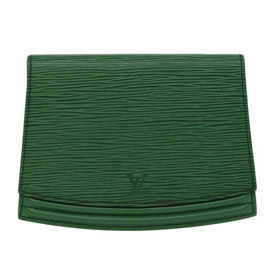 Louis Vuitton Clutch en Cuir en Vert