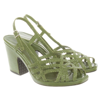 Pons Quintana Sandals Leather in Green