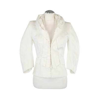 Karen Millen Blazer Cotton in White