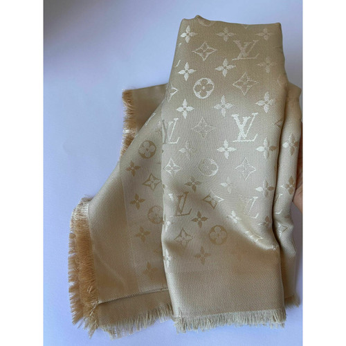 LOUIS VUITTON Women's Monogram Tuch Silk in Beige