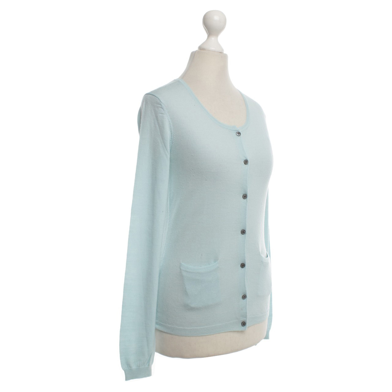 RENÉ LEZARD Women's Cardigan in light turquoise Size: DE 34