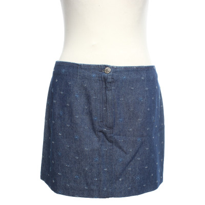 Blumarine Skirt Cotton in Blue
