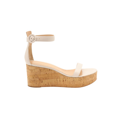 Gianvito Rossi Wedges Leather in White