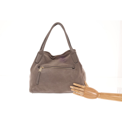 ABRO Damen Handtasche aus Leder in Grau | Second Hand