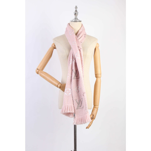 LOUIS VUITTON Damen Schal/Tuch aus Wolle in Rosa / Pink