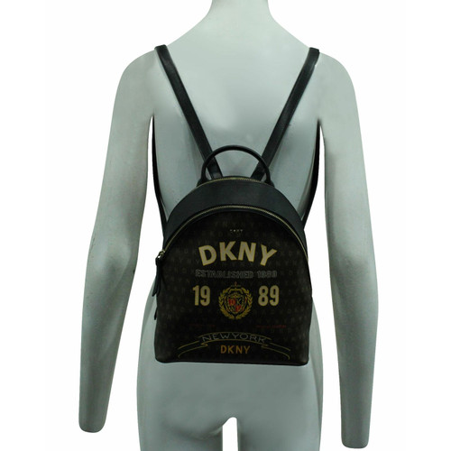 DKNY Damen Rucksack aus Canvas in Braun | Second Hand