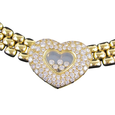 Happy Diamonds Heart Necklace 18 K Yellow Gold Chopard Jewellery Juwelier  Burger | vivaragroup.com