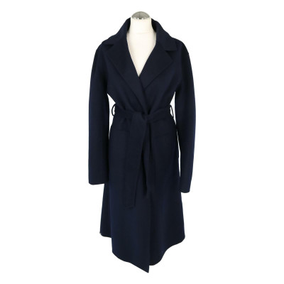 Denham Jacket/Coat Wool in Blue