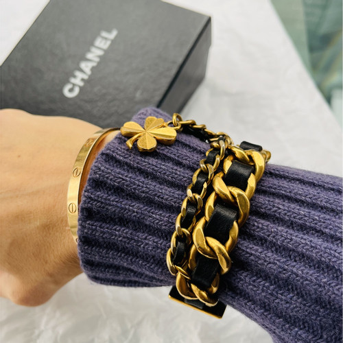 CHANEL Dames Armband Verguld in Goud | REBELLE