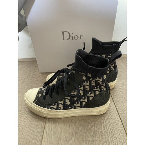 CHRISTIAN DIOR Dames Walk'n'Dior Sneaker Leer in Blauw