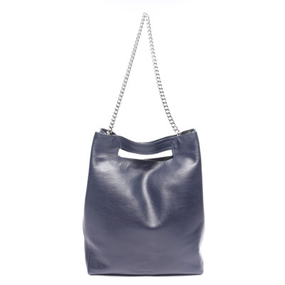 Jil Sander Handbag Leather in Blue