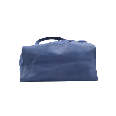 Jil Sander Handbag Leather in Blue