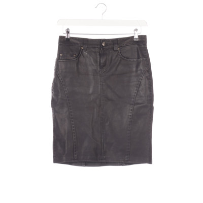 Just Cavalli Skirt Leather in Black