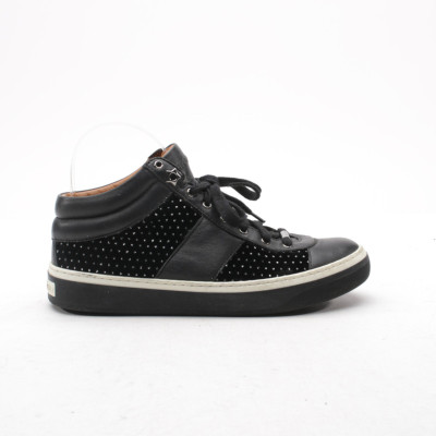 Jimmy Choo Trainers Leather in Black