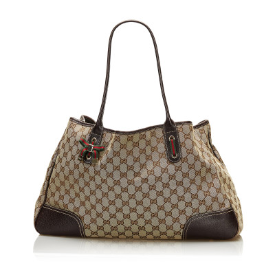 Gucci Princy Tote Canvas in Brown