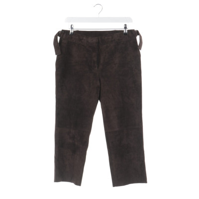 Jil Sander Trousers Leather in Brown
