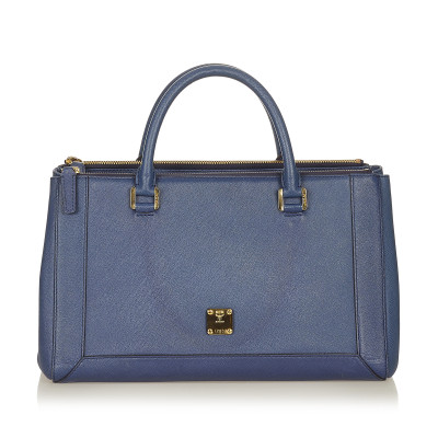 Mcm Nuovo Bag aus Leder in Blau