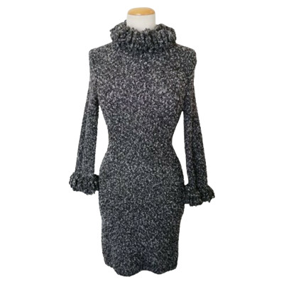 Kristina T Dress Wool in Grey