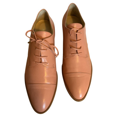 A. Testoni Lace-up shoes Leather in Pink