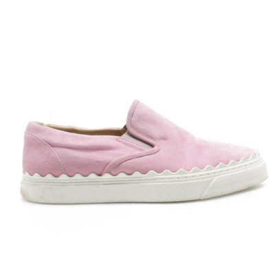 Chloé Chaussures de sport en Cuir en Rose/pink