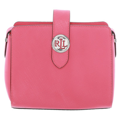 Ralph Lauren Umhängetasche aus Leder in Rosa / Pink