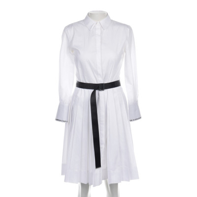 Karl Lagerfeld Kleid aus Baumwolle in Weiß