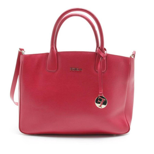 FURLA Damen Handtasche in Rot | Second Hand