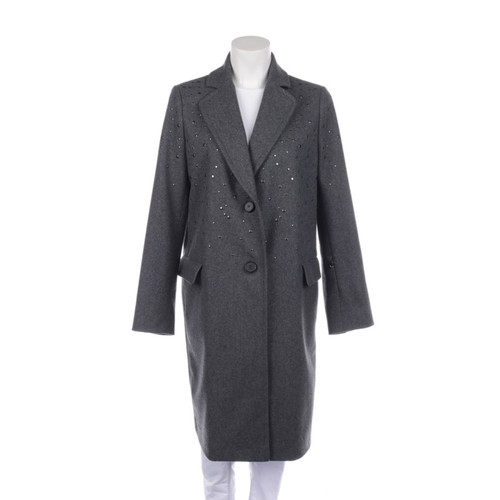BOGNER Damen Jacke/Mantel aus Wolle in Grau Größe: DE 38