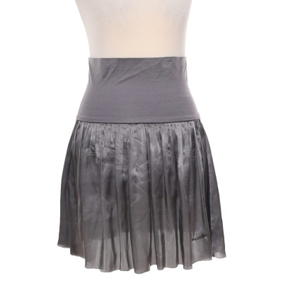 Thomas Burberry Skirt Silk in Grey
