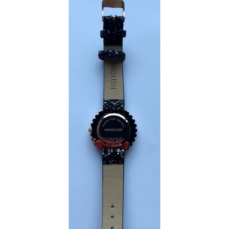 MANOUSH Femme Montre bracelet en Noir Seconde Main